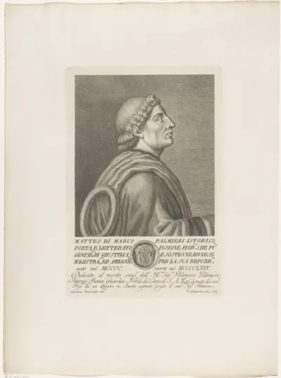 Portret van Matteo Palmieri