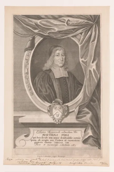 Portret van Mattew Poole