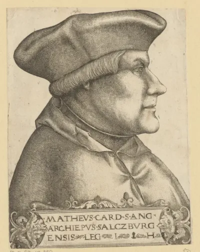 Portret van Matthaeus Lang