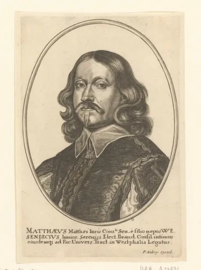 Portret van Matthaeus von Wesenbeck