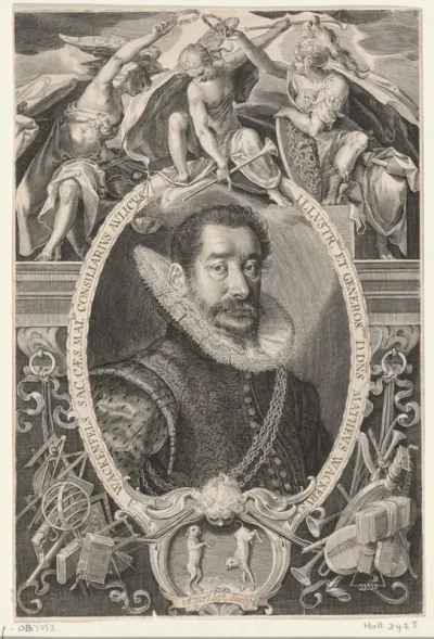 Portret van Matthaeus Wacker von Wackenfels