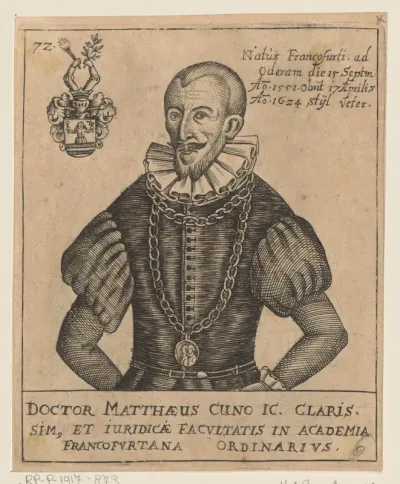 Portret van Matthaüs Cuno