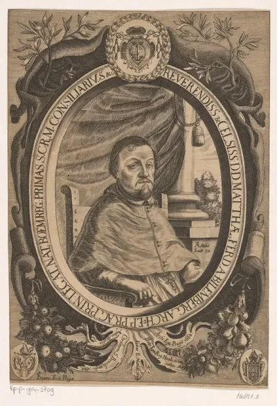 Portret van Matthäus Ferdinand Sobek von Bilenberg op 50-jarige leeftijd