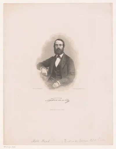 Portret van Matthäus Friedrich Chemnitz
