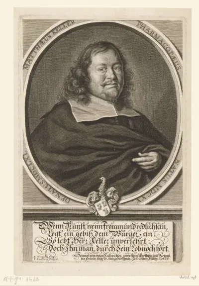 Portret van Matthäus Keller