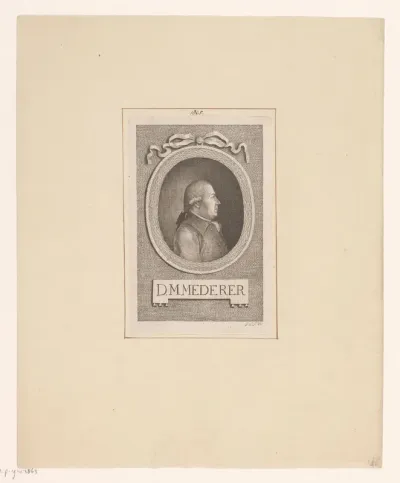 Portret van Matthäus Mederer