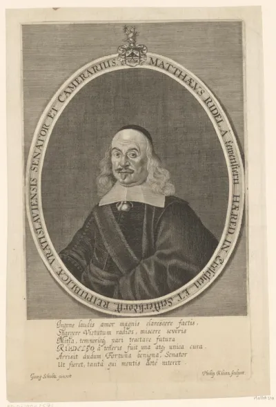 Portret van Matthäus Riedel von Löwenstein