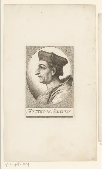 Portret van Matthäus Schiner