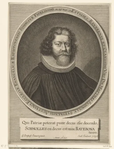 Portret van Matthäus Schmoll