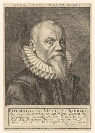 Portret van Matthäus Schyrer
