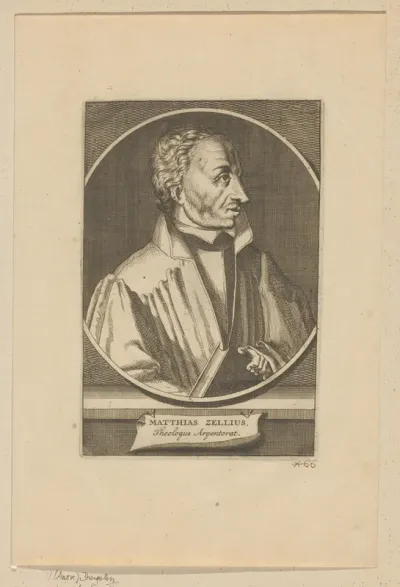 Portret van Matthäus Zell