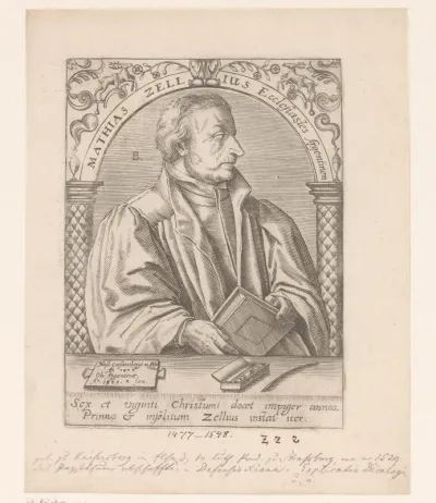 Portret van Matthäus Zell