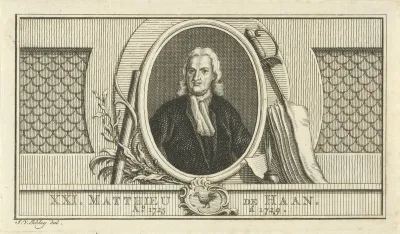 Portret van Mattheus de Haan