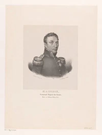 Portret van Matthias Adriaan Snoeck