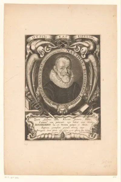 Portret van Matthias Bernegger