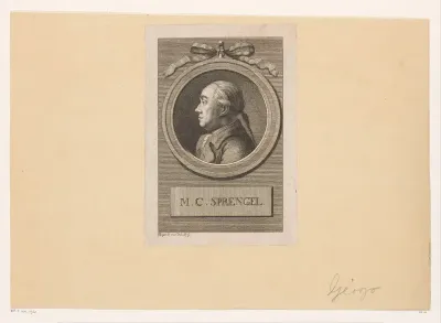 Portret van Matthias Christian Sprengel