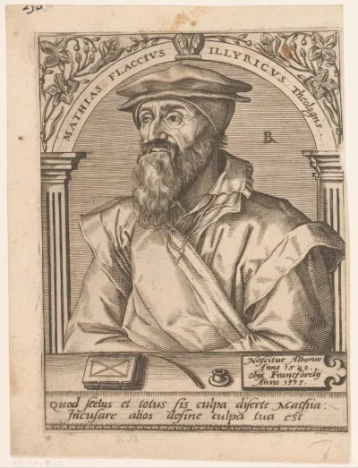 Portret van Matthias Flacius