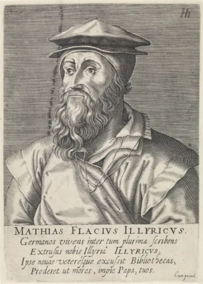 Portret van Matthias Flacius