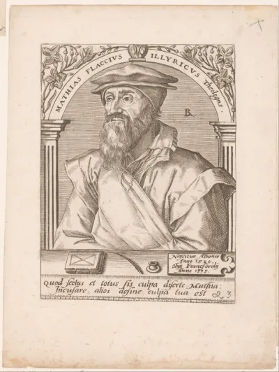 Portret van Matthias Flacius
