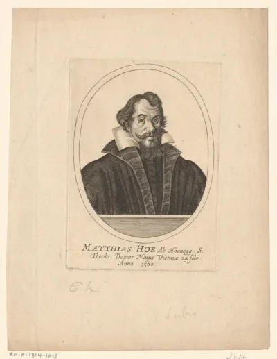 Portret van Matthias Hoë von Hoënegg