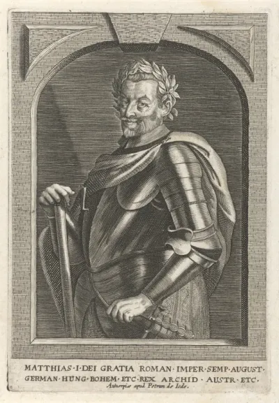 Portret van Matthias I van Oostenrijk
