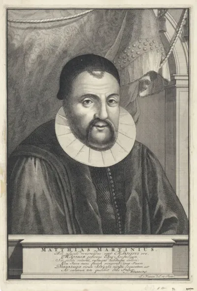 Portret van Matthias Martinius
