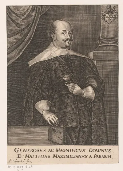 Portret van Matthias Maximilian von Parasin