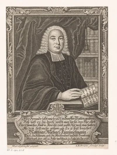 Portret van Matthias Michael Kümmelmann