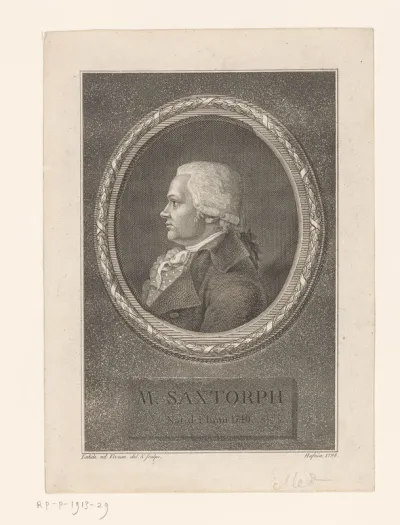 Portret van Matthias Saxtorph