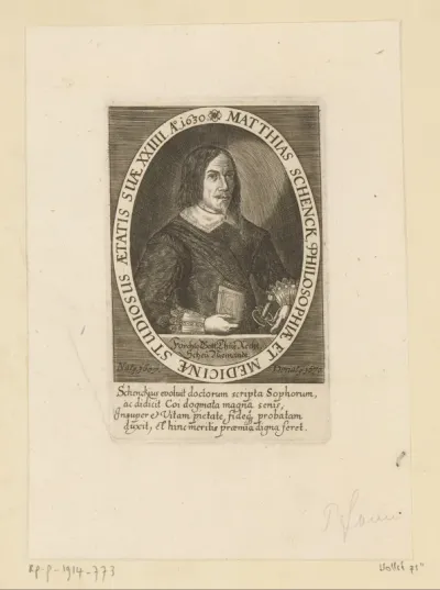 Portret van Matthias Schenk