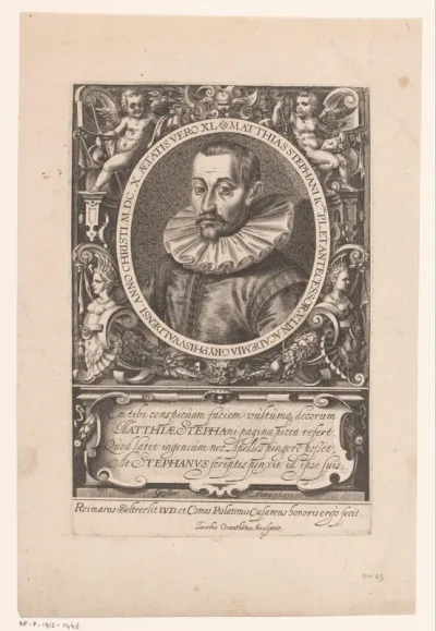 Portret van Matthias Stephani