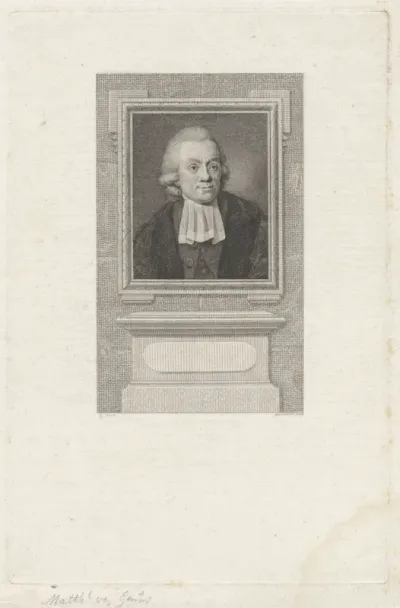 Portret van Matthias van Geuns