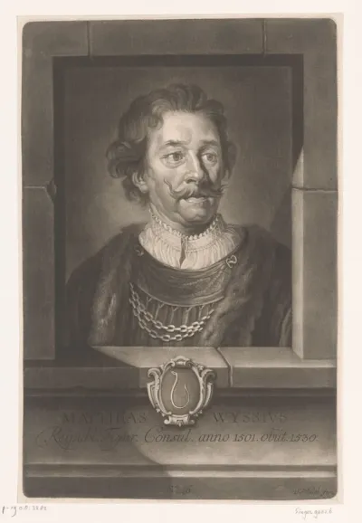 Portret van Matthias Wyssius