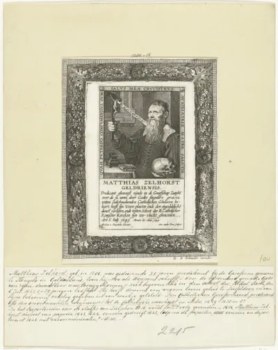 Portret van Matthias Zelhorst