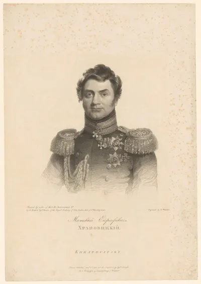 Portret van Matveï Evgrafovitch Khrapovitski