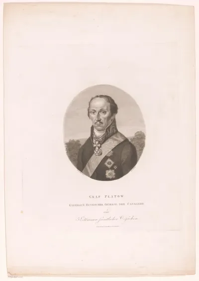 Portret van Matvei Ivanovich, graaf Platov
