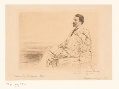 Portret van Maurice des Ombiaux