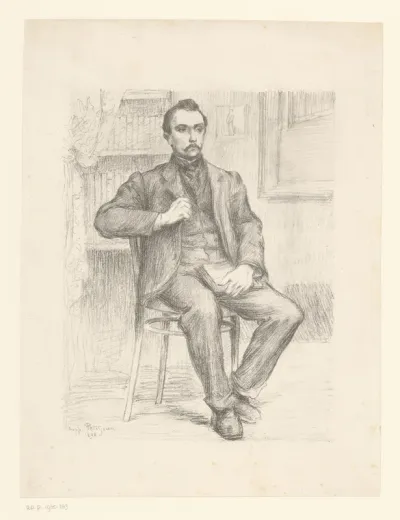 Portret van Maurice Maeterlinck