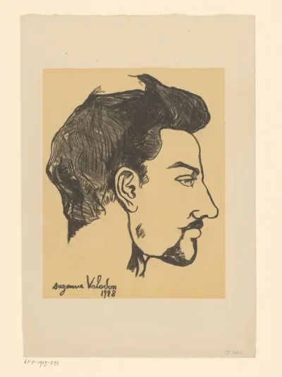 Portret van Maurice Utrillo