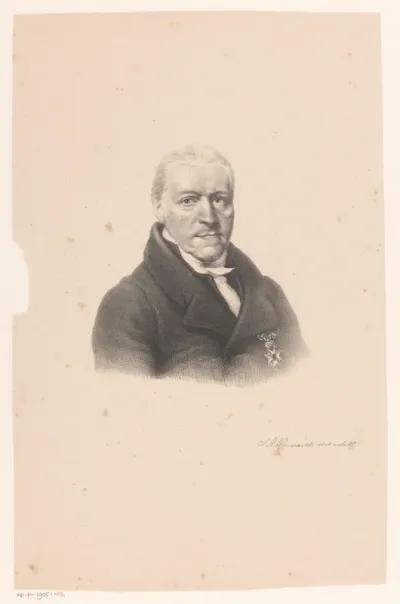 Portret van Maurits Cornelis van Hall
