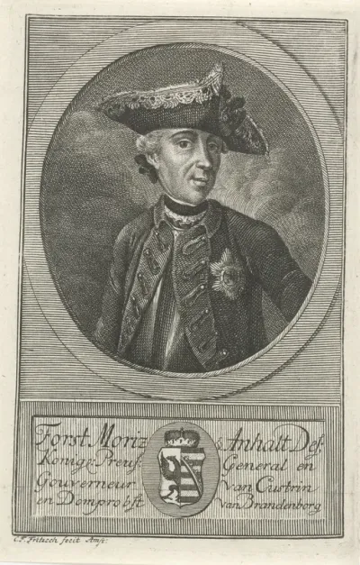Portret van Maurits van Anhalt-Dessau