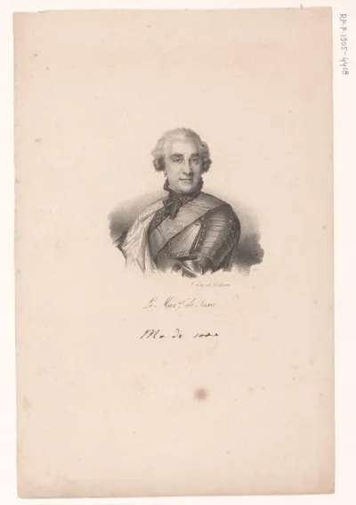 Portret van Maurits van Saksen