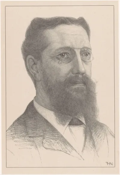 Portret van Max Wilhelm Carl Weber