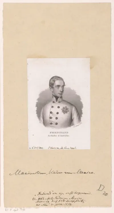 Portret van Maximiliaan, aartshertog van Oostenrijk