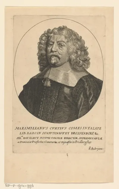 Portret van Maximiliaan Curtius