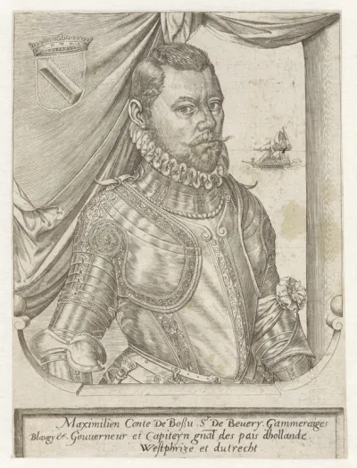 Portret van Maximiliaan de Hennin, graaf van Bossu
