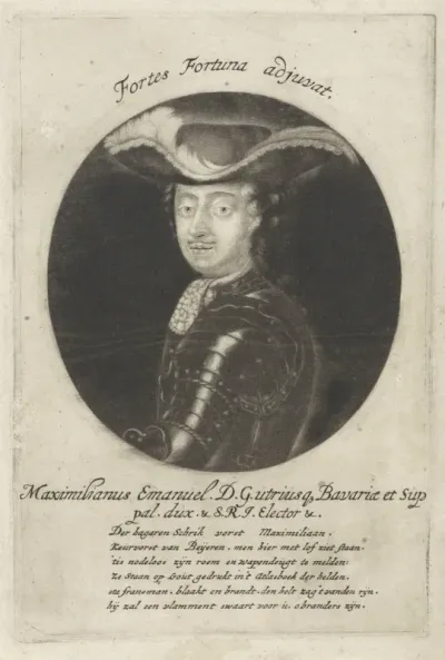 Portret van Maximiliaan Emanuel II