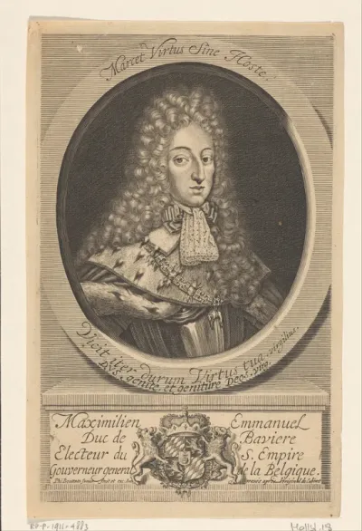 Portret van Maximiliaan Emmanuel, hertog van Beieren