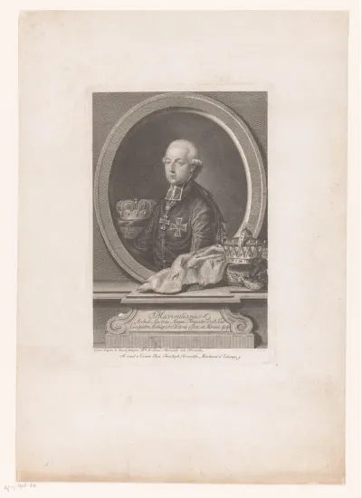 Portret van Maximiliaan Frans van Oostenrijk, keurvorst van Keulen