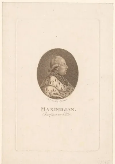Portret van Maximiliaan Frans van Oostenrijk